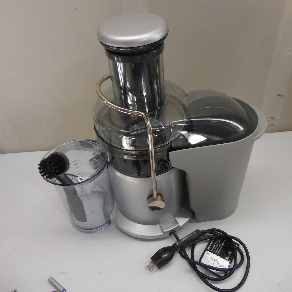 Breville Juice Fountain Silver Juicer Extractor w/ Accessories Complete Working